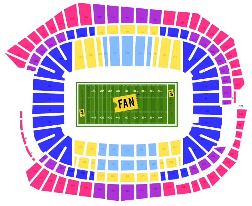 Super Bowl Seating Chart Sports & Entertainment TravelSports
